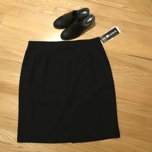NWT | Sag Harbor Women Lined Black Skirt Size 22W